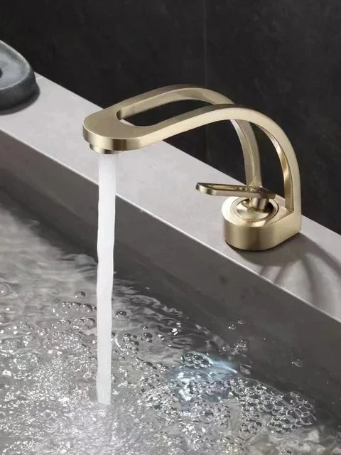 Bathroom Mixer Tap Black Grey White Gold Wash basin Faucet Single Handle Hot and Cold Lavotory Faucet