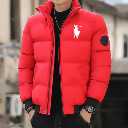 Cotton Jacket 2025 Autumn/Winter Fashion Zipper outdoor Fishing jacket Windproof Casual cotton Jacket M-5XL Men&