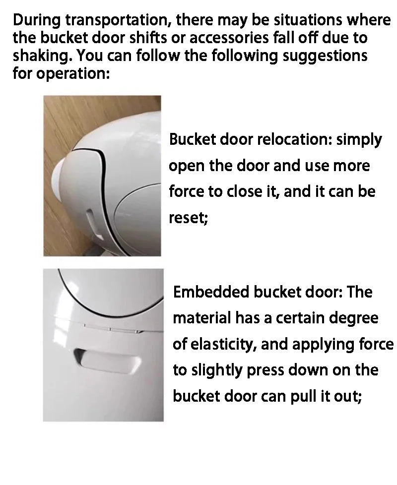 Dinosaur Egg Design Trash Can Large Capacity Room Garbage Collector Kitchen Food Waste Disposal Creative Cartoon Waste Bins