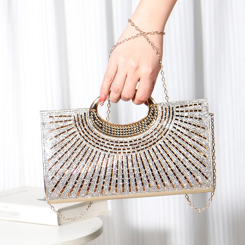 Elegant Sparkling Rhinestone Sequin Women&
