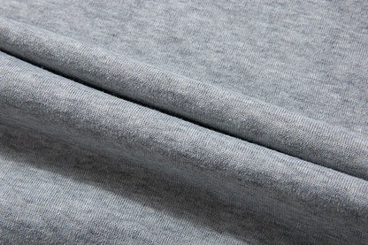 New hooded sports hoodie + 2 sets of sweatpants, fashion printed autumn and winter men&