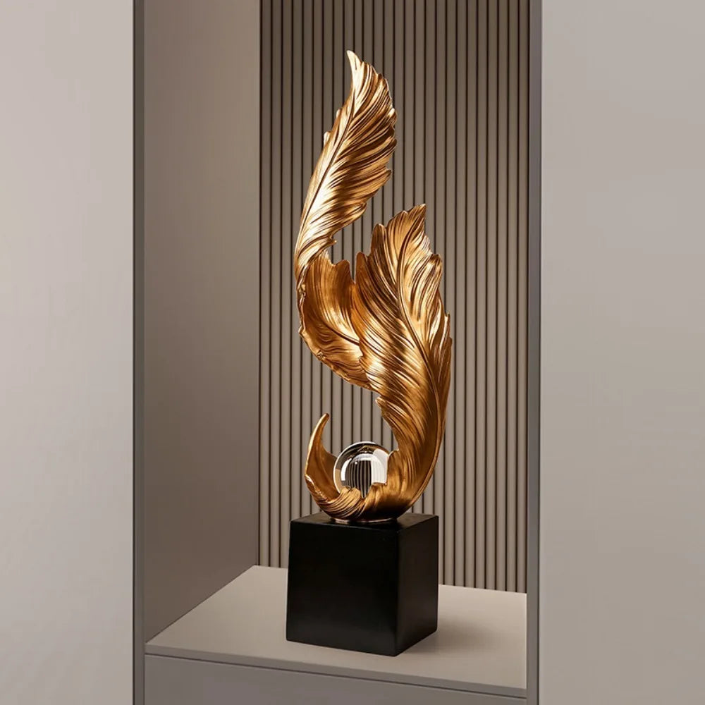 Living Room Resin Figurine Abstract Decorative Ornament Modern Room Creative Sculpture Home Decoration Valentine&