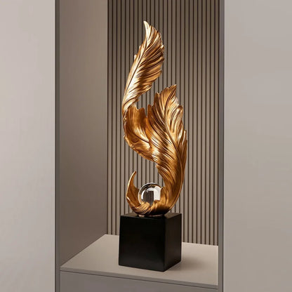 Living Room Resin Figurine Abstract Decorative Ornament Modern Room Creative Sculpture Home Decoration Valentine&