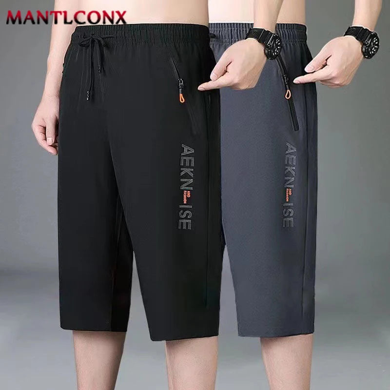 New Fashion Sports Shorts Men Breathable Quick Dry Men&