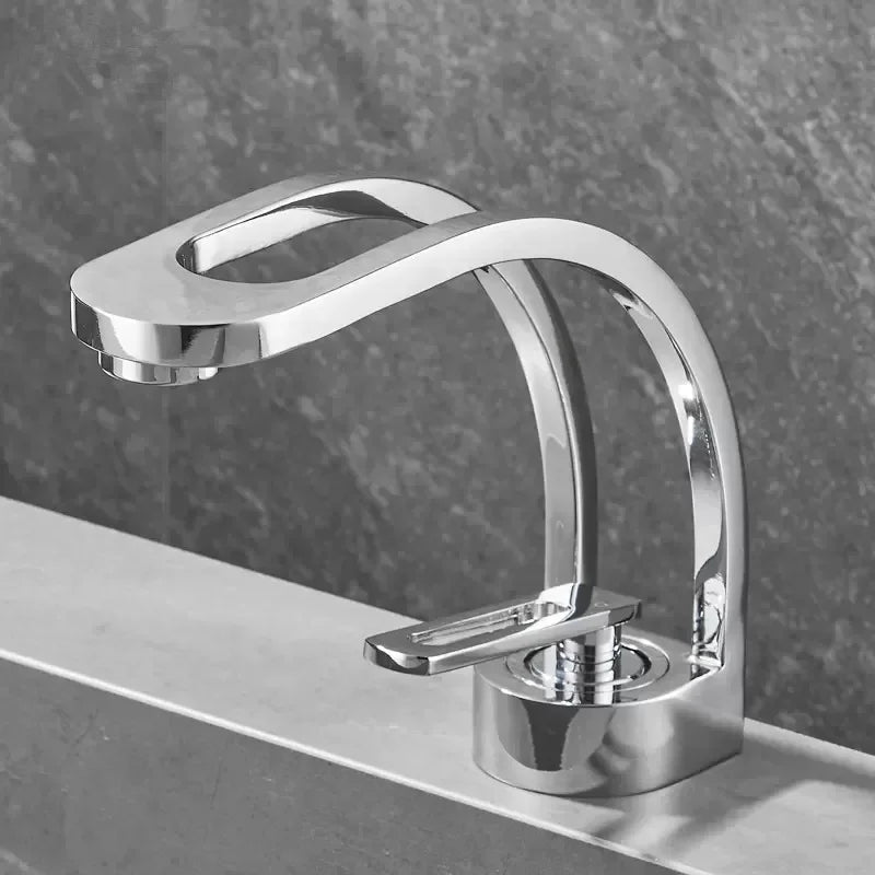 Bathroom Mixer Tap Black Grey White Gold Wash basin Faucet Single Handle Hot and Cold Lavotory Faucet