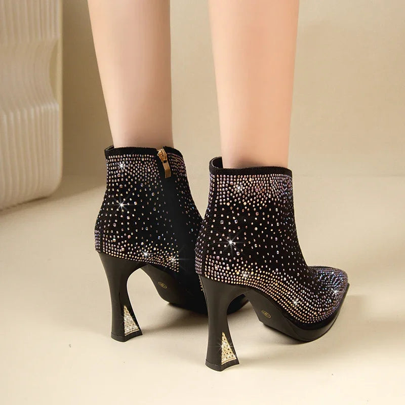 2025 New Sexy Luxurious Banquet Pointed Toe Women&