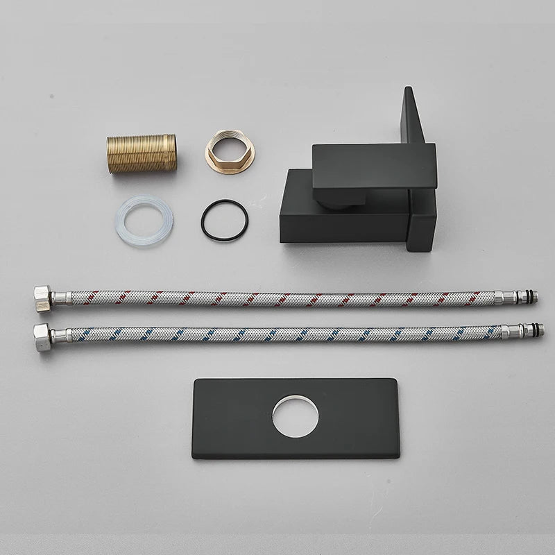 Smart Digital Display Basin Sink Faucet Hot Cold Water Temperature LED  Washbasin Waterfall Taps Bathroom Deck Mixers