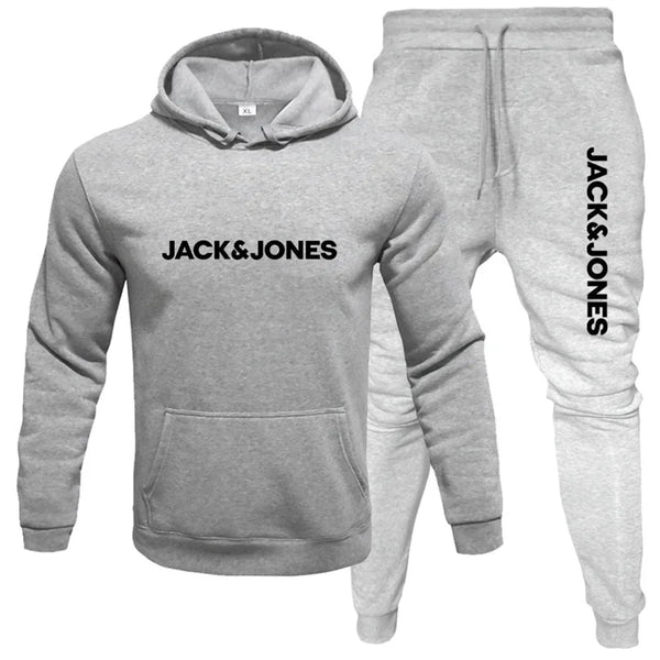2025 Autumn/Winter Men's Hoodie Set Fashion Hoodie Set Printed Casual Warm Windproof Set Suitable for Outdoor Activities Set