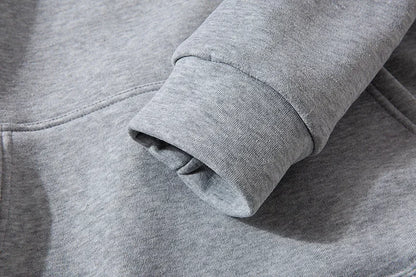 New hooded sports hoodie + 2 sets of sweatpants, fashion printed autumn and winter men&