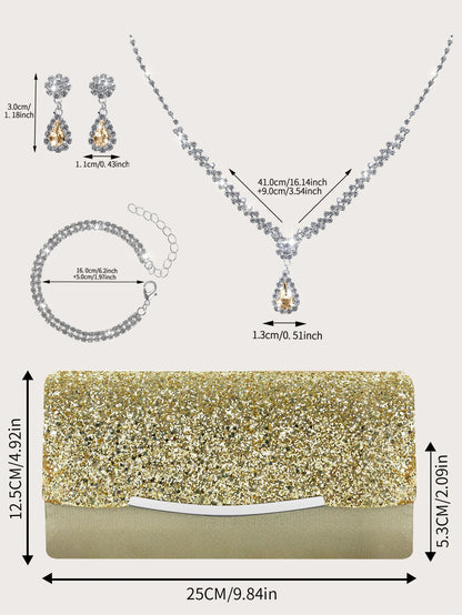 Romantic and stylish sequined women&