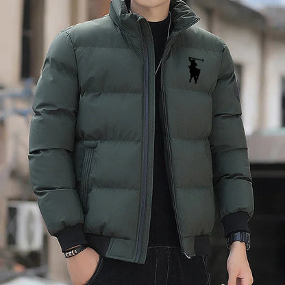 Cotton Jacket 2025 Autumn/Winter Fashion Zipper outdoor Fishing jacket Windproof Casual cotton Jacket M-5XL Men&