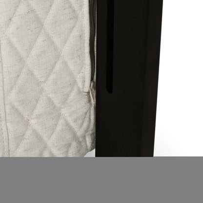 Elegant Fabric Wingback Headboard
