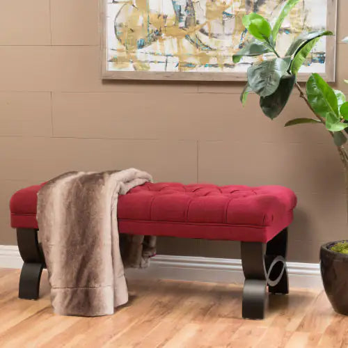 Crimson Seating Ottoman