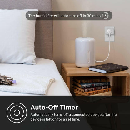 Kasa Matter Smart Plug W/ Energy Monitoring, Compact Design, 15A/1800W Max, Super Easy Setup, Works with Apple Home, Alexa &amp; Google Home, UL Certified, 2.4G Wi-Fi Only, White, KP125M (2-Pack)