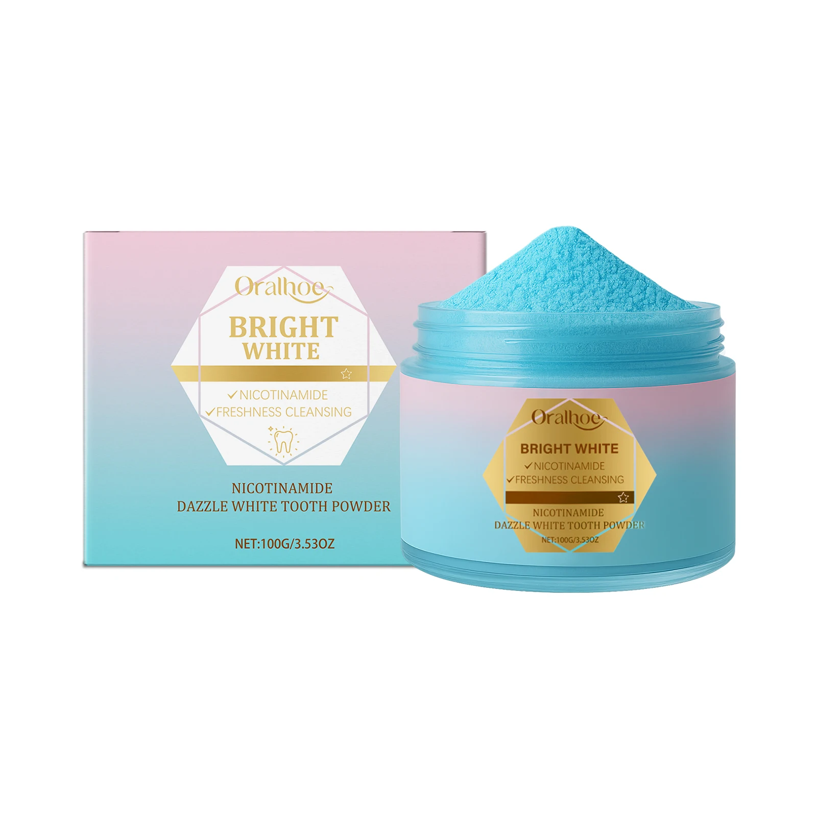 Niacinamide Toothpaste for Whitening, Plaque Removal, and Fresh Breath