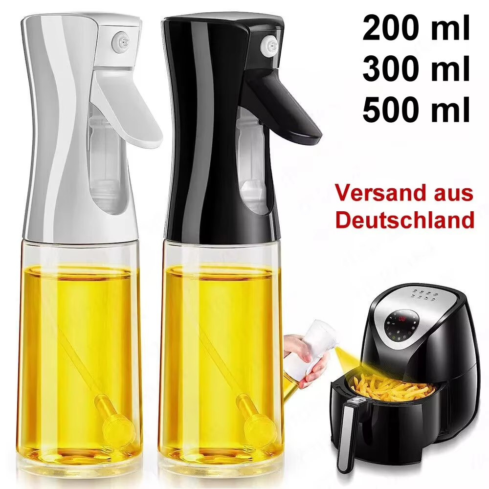 Premium Reusable Olive Oil Spray Bottle - Food Grade Kitchen Dispenser