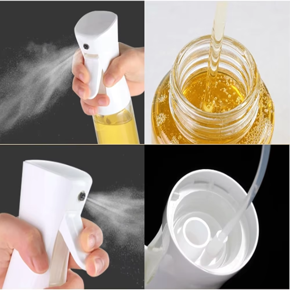 Premium Reusable Olive Oil Spray Bottle - Food Grade Kitchen Dispenser