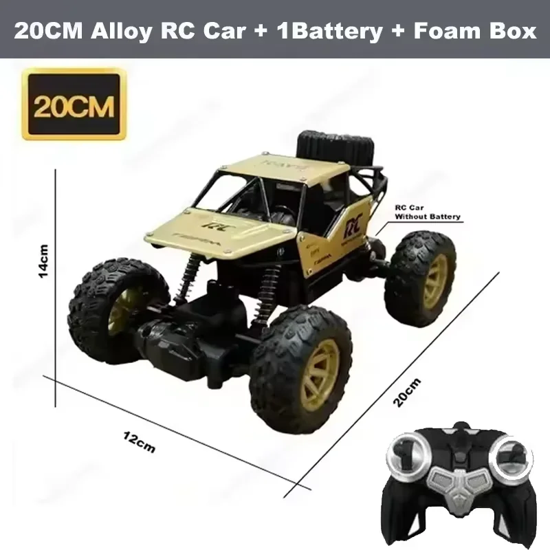 1/12 4WD RC Off-Road Truck - Durable All-Terrain High-Speed Remote Control Vehic