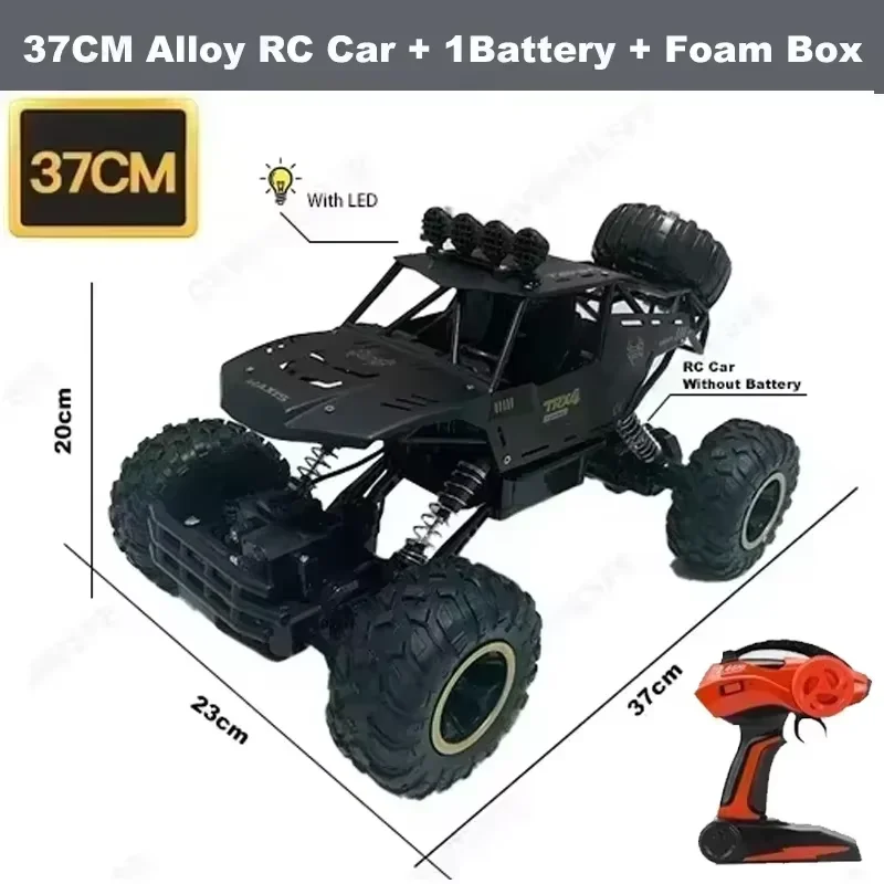 1/12 4WD RC Off-Road Truck - Durable All-Terrain High-Speed Remote Control Vehic