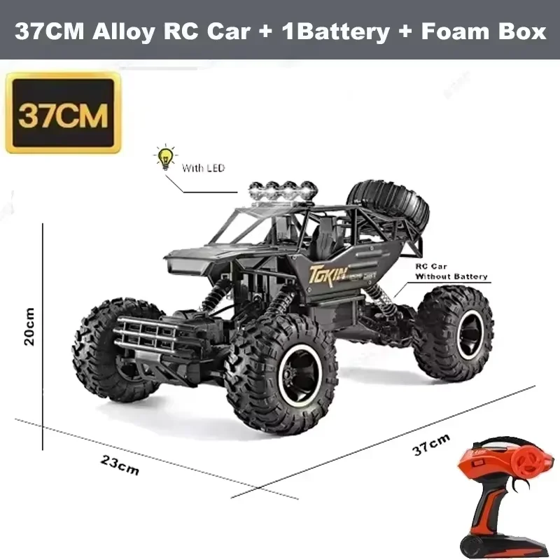 1/12 4WD RC Off-Road Truck - Durable All-Terrain High-Speed Remote Control Vehic