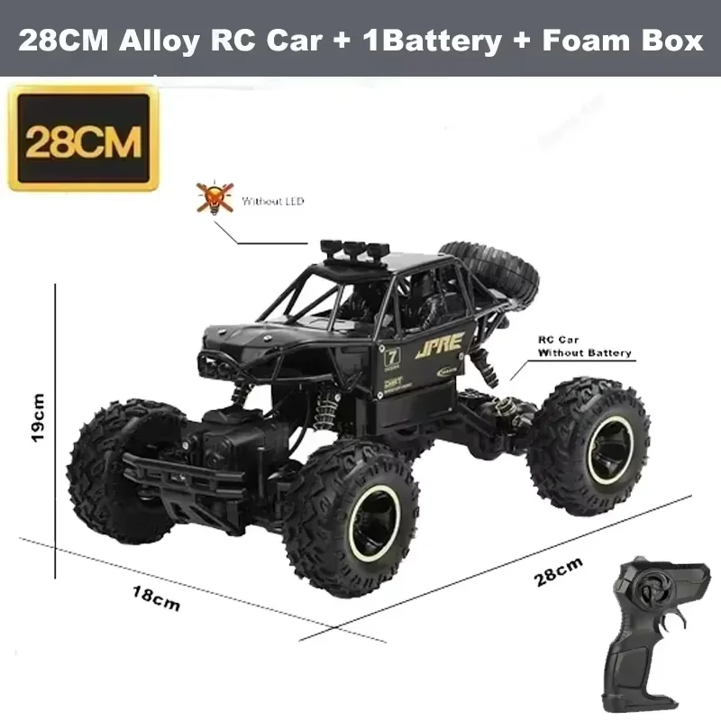 1/12 4WD RC Off-Road Truck - Durable All-Terrain High-Speed Remote Control Vehic