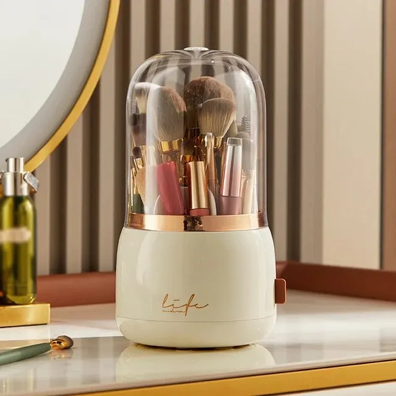 Large Capacity Makeup Organizer and Cosmetic Storage Box for Dressing Table