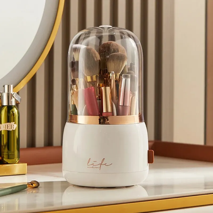 Large Capacity Makeup Organizer and Cosmetic Storage Box for Dressing Table