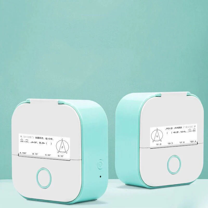 Portable Bluetooth Thermal Label and Photo Printer for Home and Education
