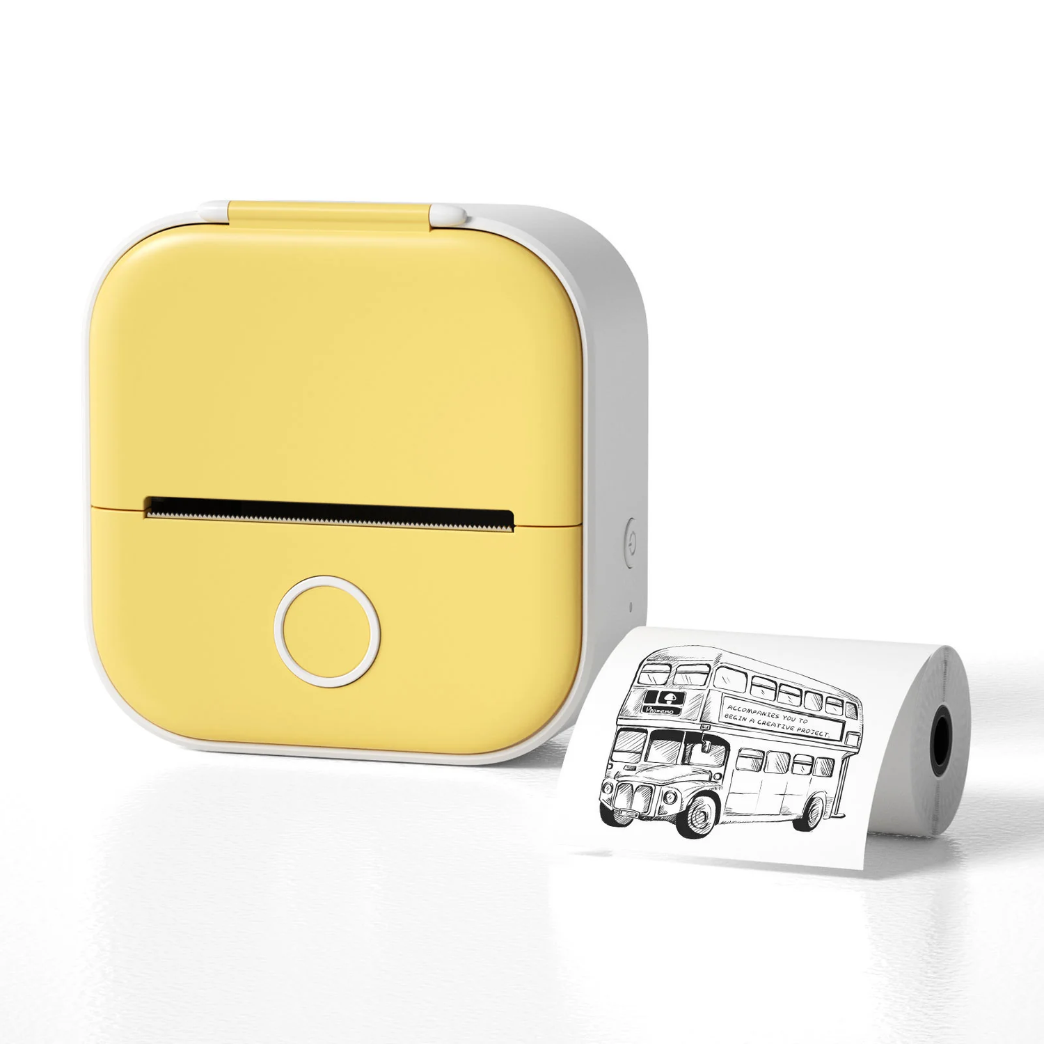 Portable Bluetooth Thermal Label and Photo Printer for Home and Education