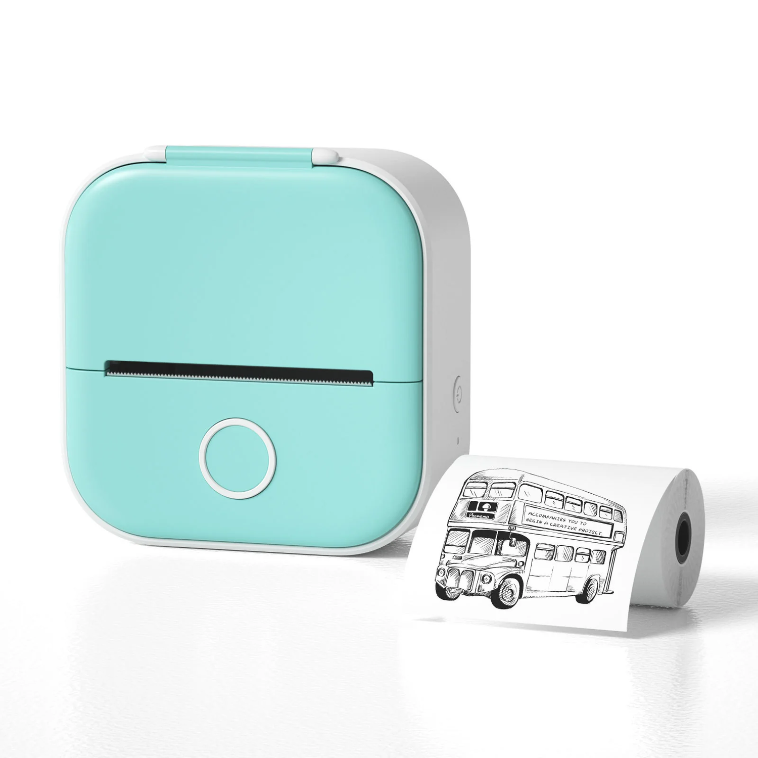 Portable Bluetooth Thermal Label and Photo Printer for Home and Education