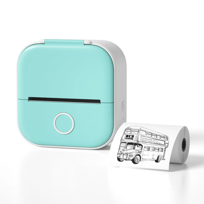 Portable Bluetooth Thermal Label and Photo Printer for Home and Education