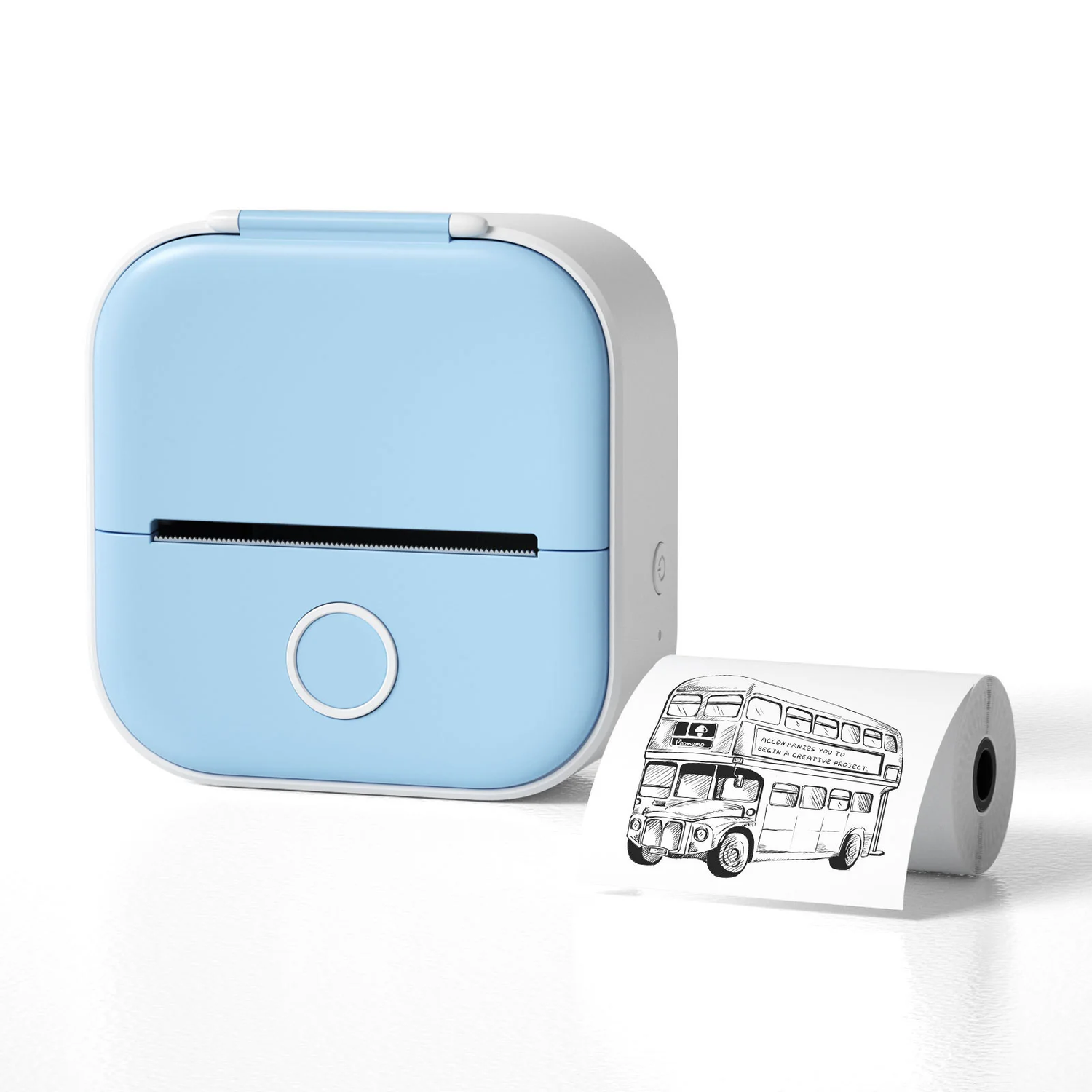 Portable Bluetooth Thermal Label and Photo Printer for Home and Education