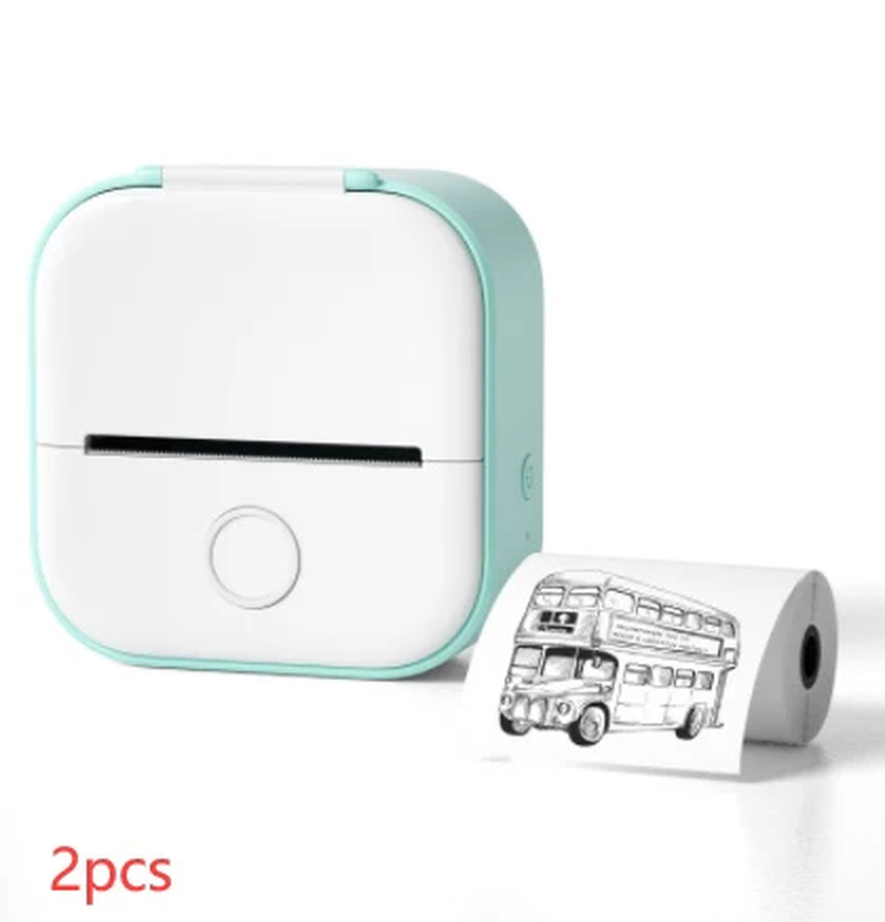Portable Bluetooth Thermal Label and Photo Printer for Home and Education