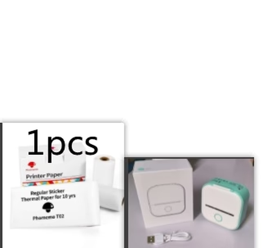 Portable Bluetooth Thermal Label and Photo Printer for Home and Education