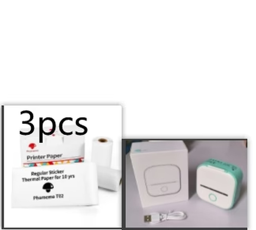 Portable Bluetooth Thermal Label and Photo Printer for Home and Education
