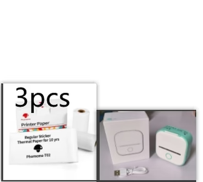 Portable Bluetooth Thermal Label and Photo Printer for Home and Education