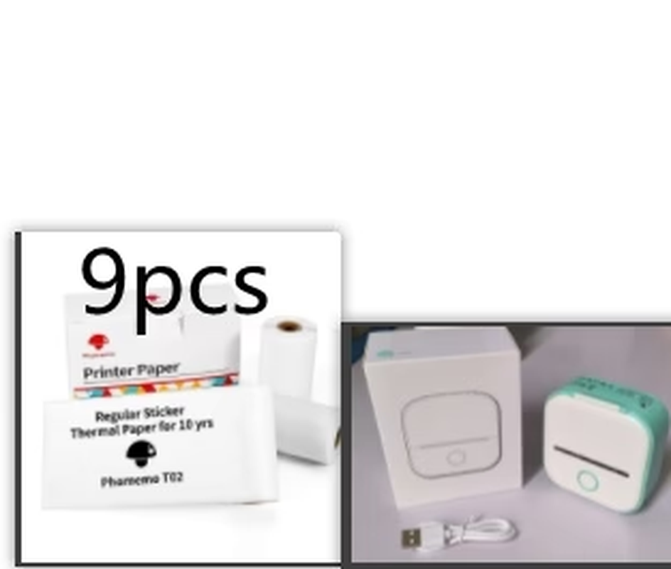 Portable Bluetooth Thermal Label and Photo Printer for Home and Education