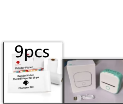 Portable Bluetooth Thermal Label and Photo Printer for Home and Education