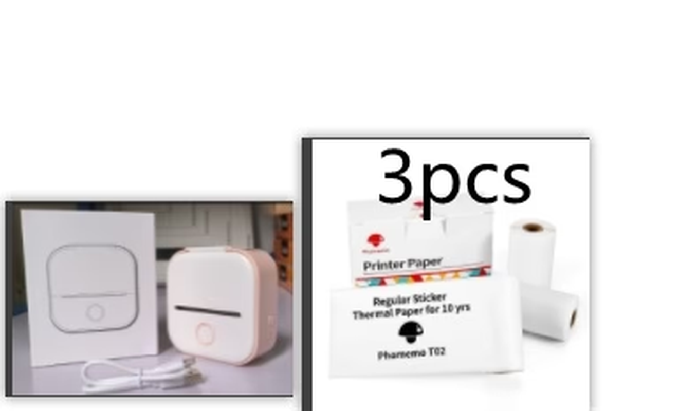 Portable Bluetooth Thermal Label and Photo Printer for Home and Education