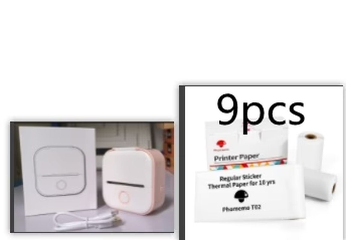 Portable Bluetooth Thermal Label and Photo Printer for Home and Education