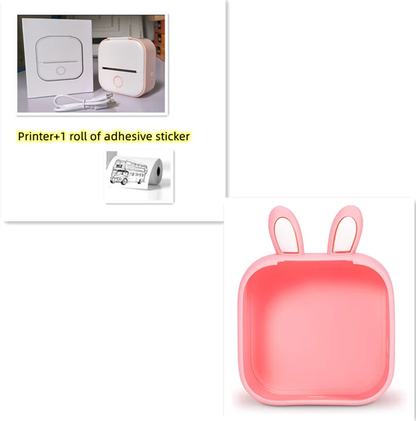Portable Bluetooth Thermal Label and Photo Printer for Home and Education