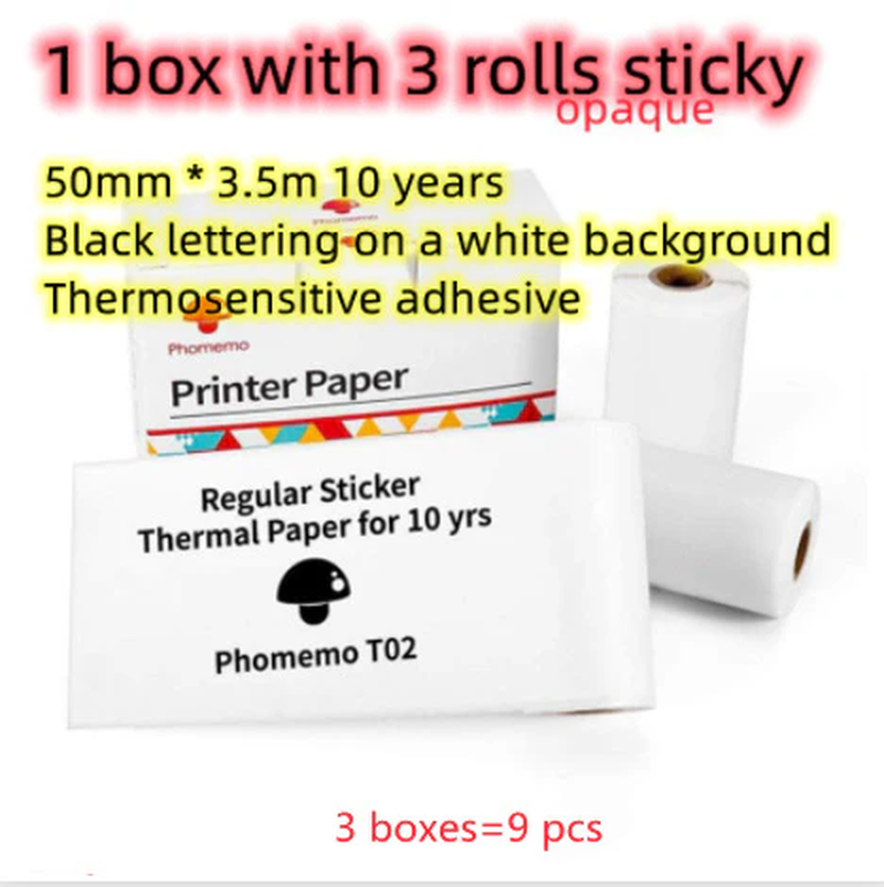 Portable Bluetooth Thermal Label and Photo Printer for Home and Education