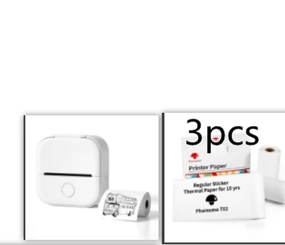 Portable Bluetooth Thermal Label and Photo Printer for Home and Education