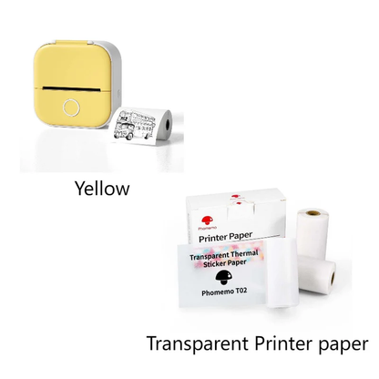 Portable Bluetooth Thermal Label and Photo Printer for Home and Education