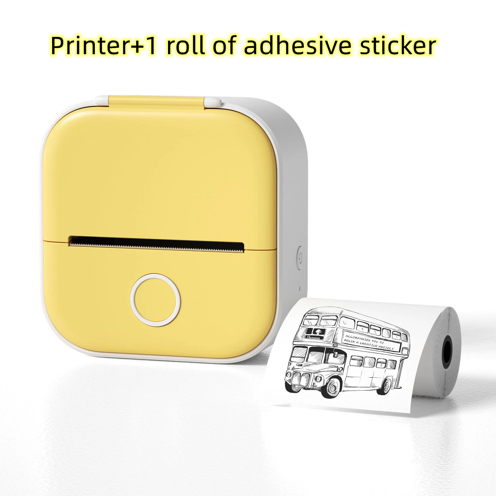 Portable Bluetooth Thermal Label and Photo Printer for Home and Education