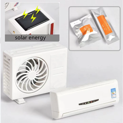 Solar-Powered Car Air Freshener - Aromatherapy Vent Clip Conditioner