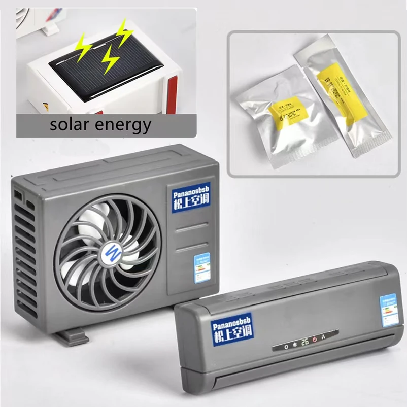 Solar-Powered Car Air Freshener - Aromatherapy Vent Clip Conditioner