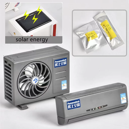 Solar-Powered Car Air Freshener - Aromatherapy Vent Clip Conditioner