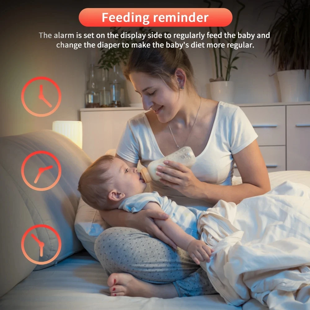 New 3.5 Inch Wireless Video Baby Monitor Night Vision Temperature Monitoring 2 W