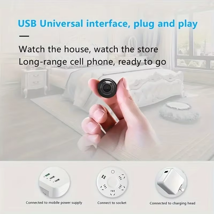 1080P HD Mini Wifi Camera Indoor Safety Security Surveillance Baby Monitor Night